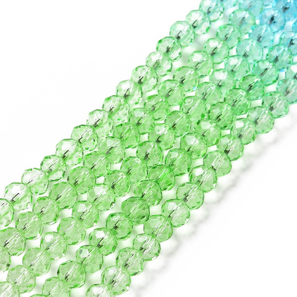 Faceted Rondelle Strands 6mm