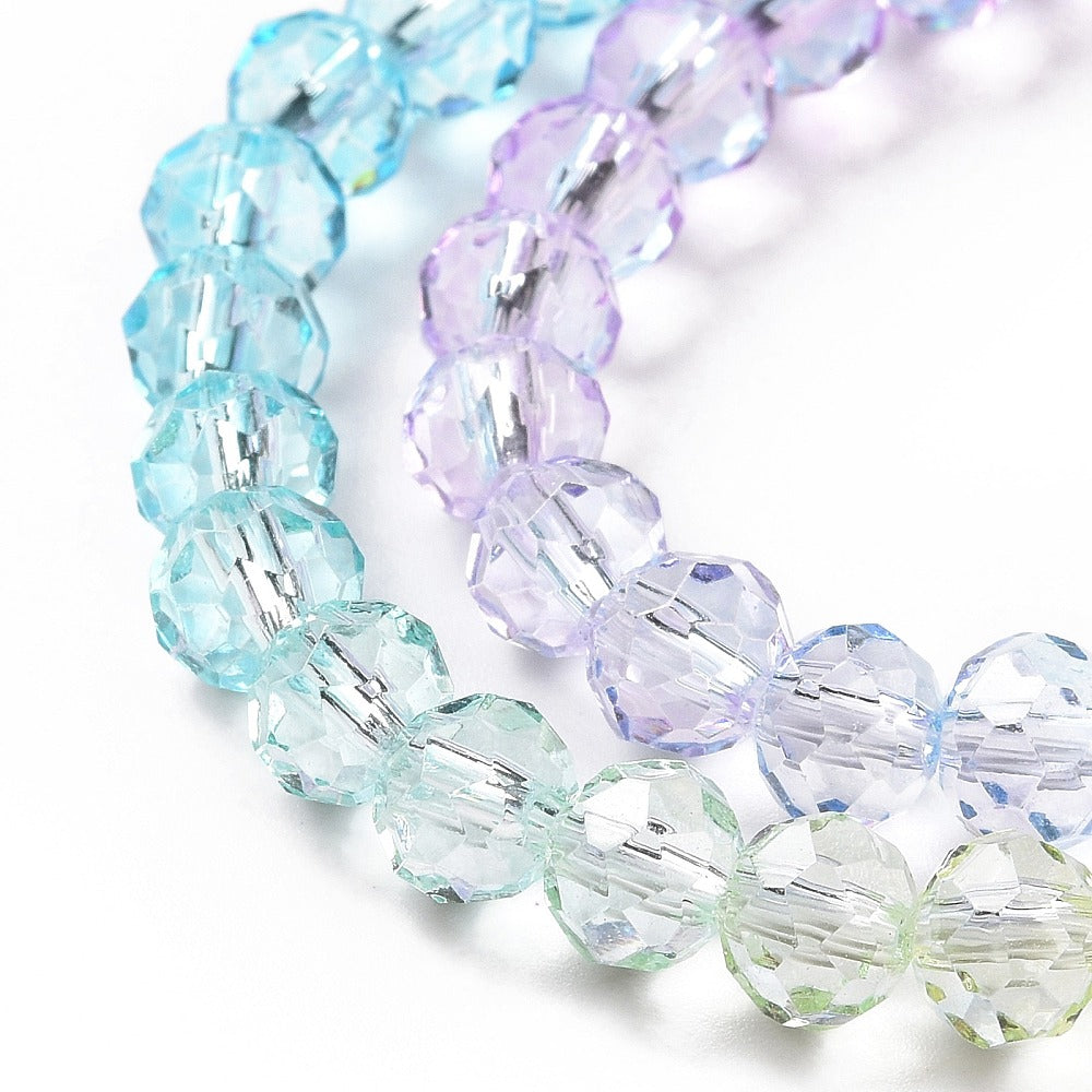 Faceted Rondelle Strands 6mm