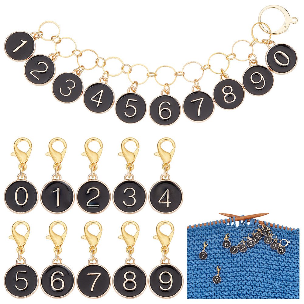Knitting charms