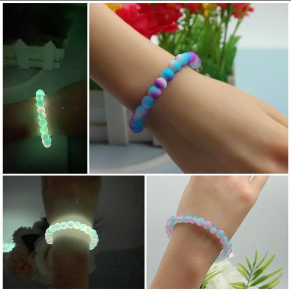 Lumi Box - 8mm frosted glass beads - approx 600pcs