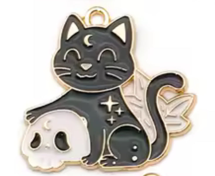 Spooky Cat 🐈⬛ Charms
