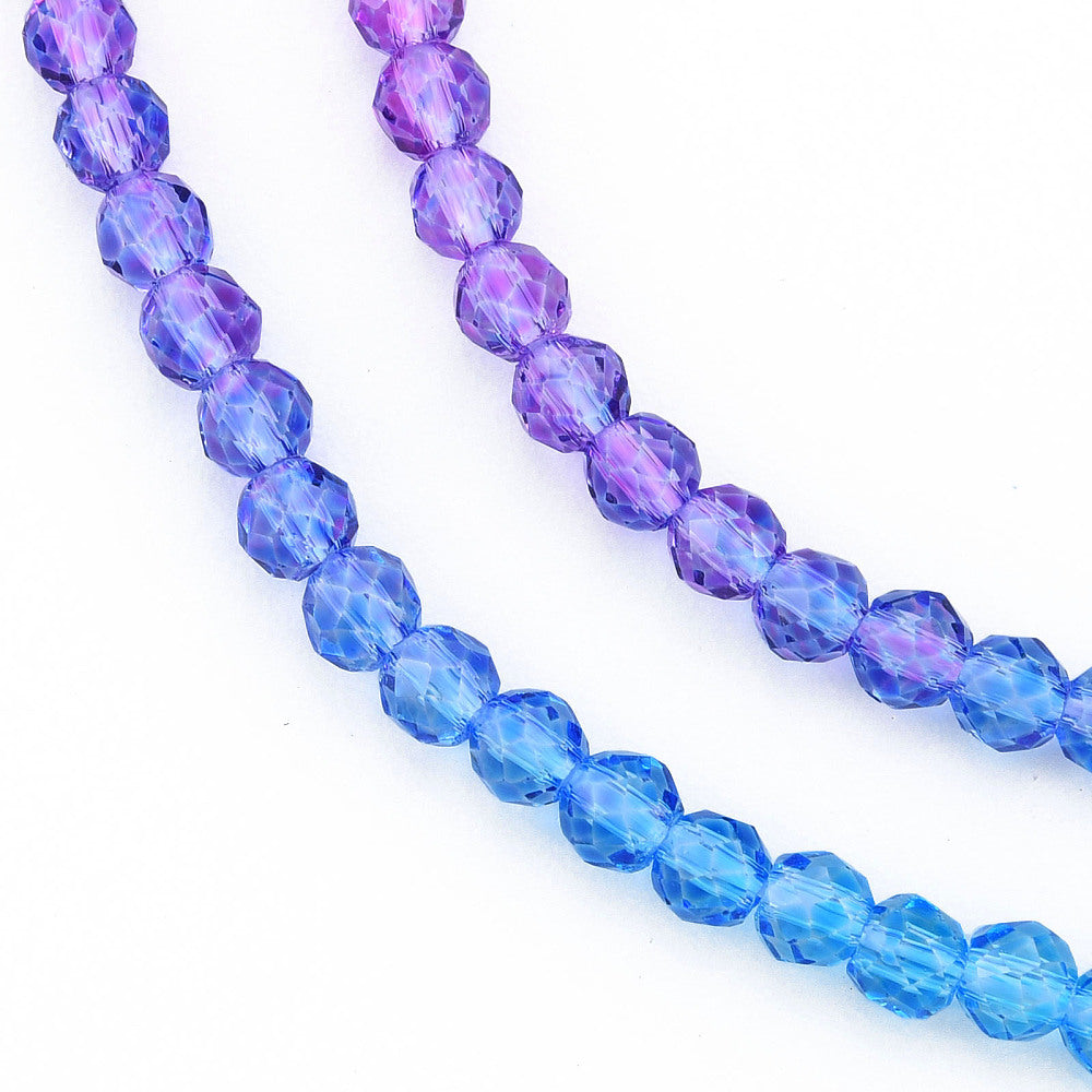 3mm faceted gradient x2 strands (approx 136pcs per strand)