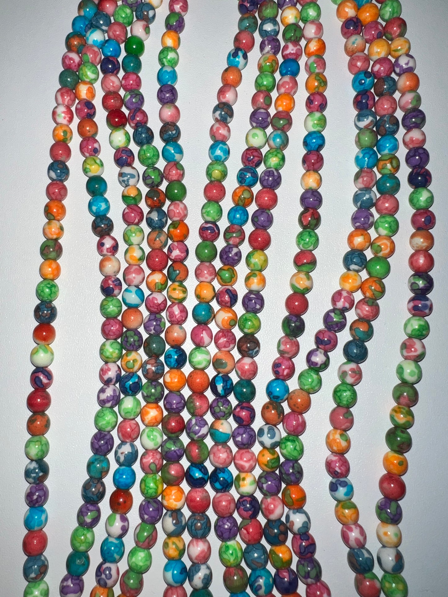 Candy Orca Jasper 6mm Strand