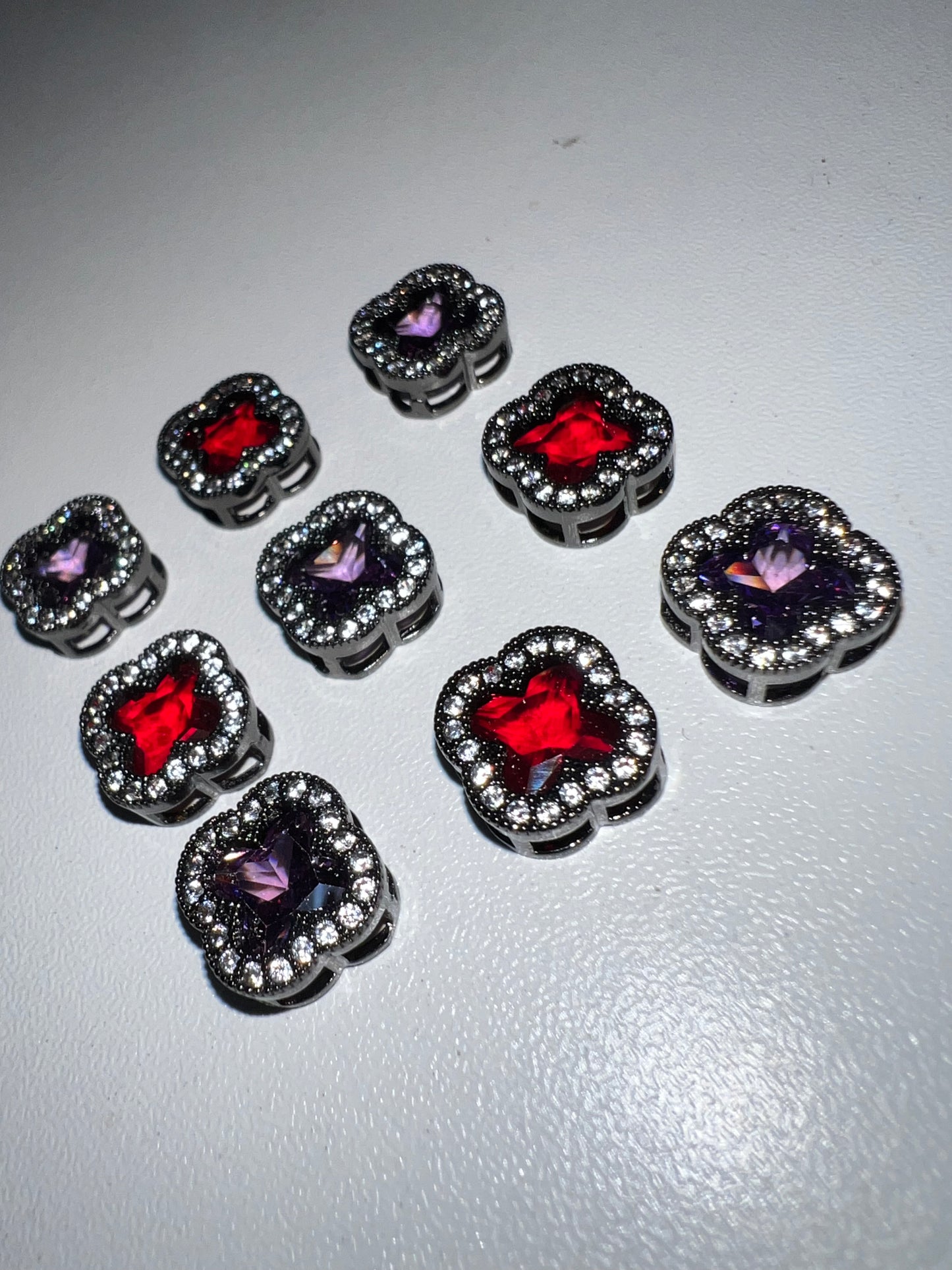 Clover Diamanté Charm