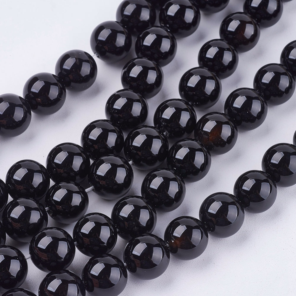Black Onyx 10mm Strand (approx 38pcs)