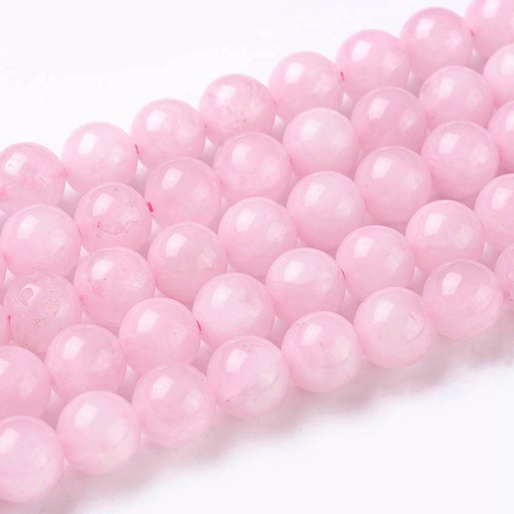 Natural Rose Quartz Round Beads Strand