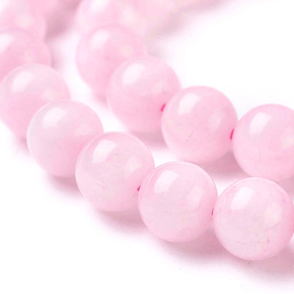 Natural Rose Quartz Round Beads Strand