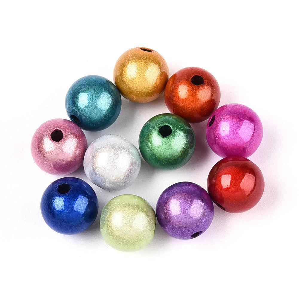 8mm Miracle beads - Acrylic- pack of 50pcs