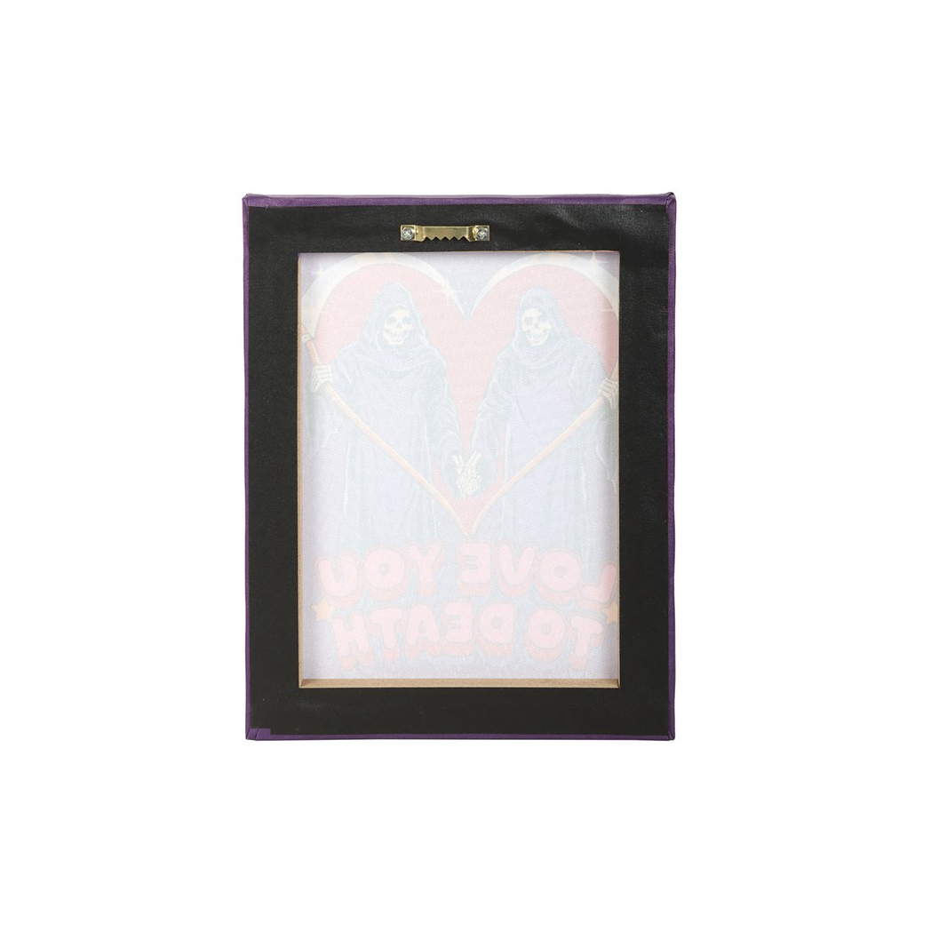 19x25cm Love You To Death Canvas Plaque by Steven Rhodes