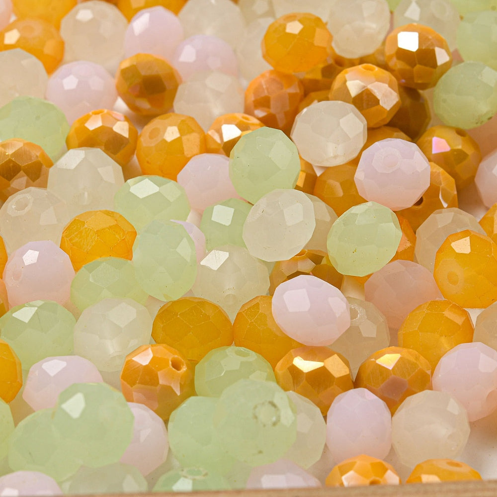 Faceted Glass Bead Mixes ✨ 100g