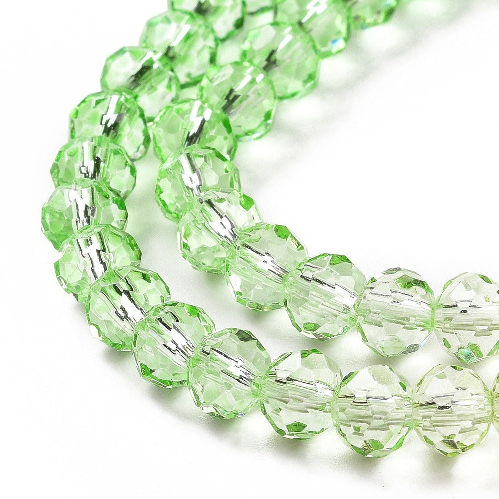 Faceted Rondelle Strands 6mm