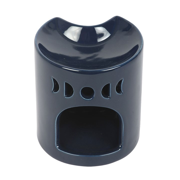 Blue Crescent Moon Oil Burner