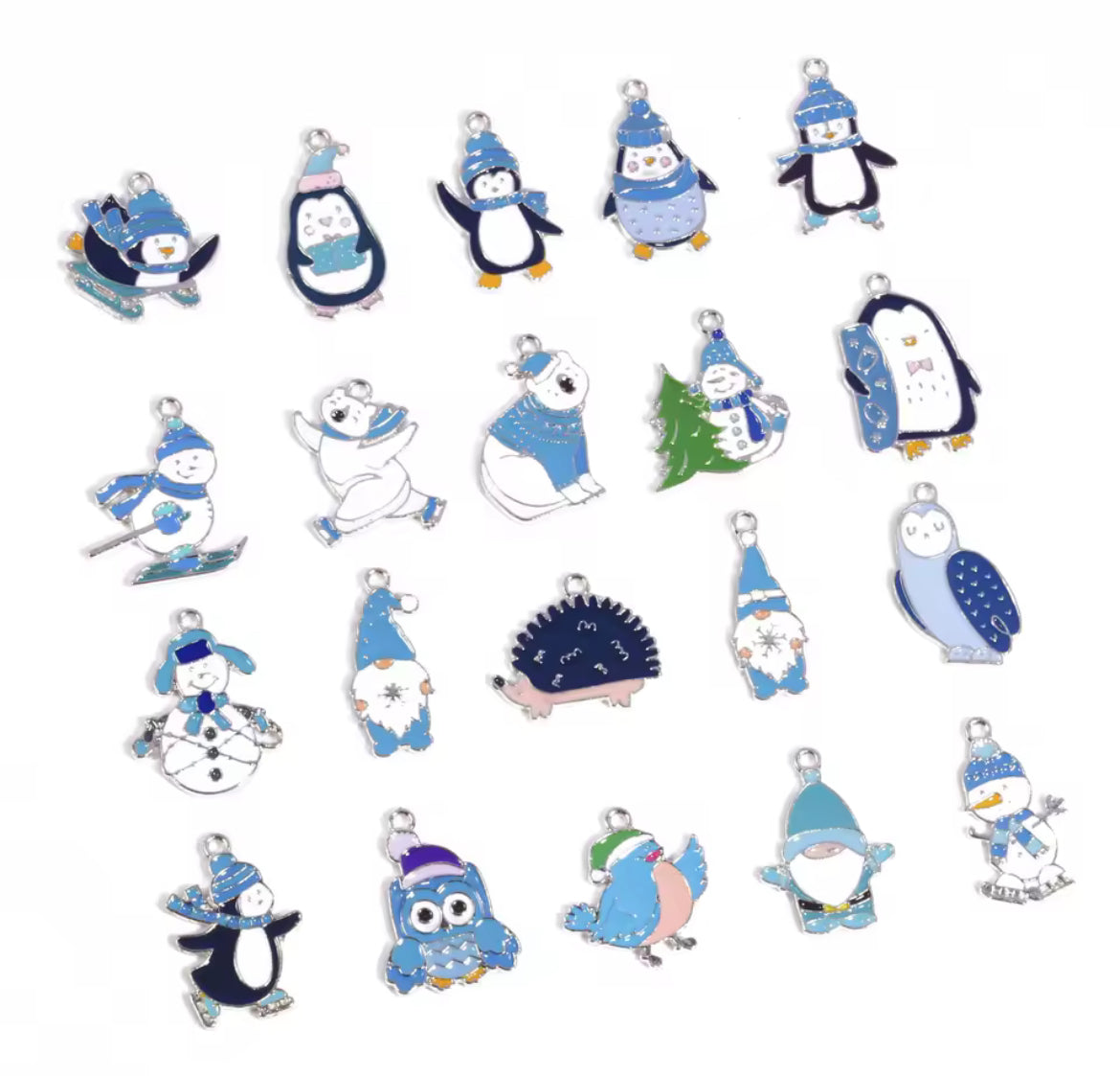 🩵🎄 Blue Xmas Charms 🎄🩵