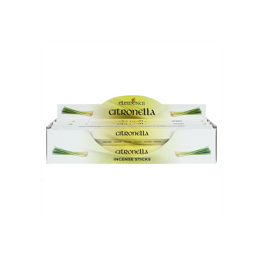 Set of 6 Packets of Elements Citronella Incense Sticks