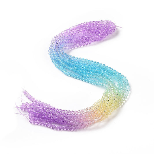 Faceted Rondelle Strands 6mm