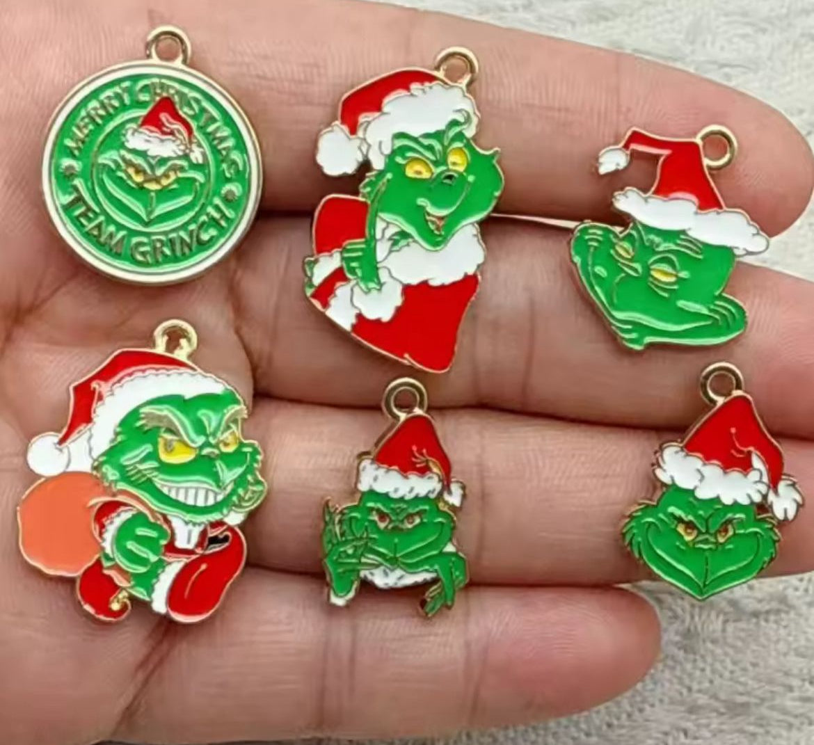 Grinch charms