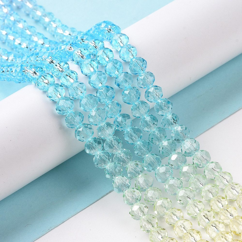 Faceted Rondelle Strands 6mm