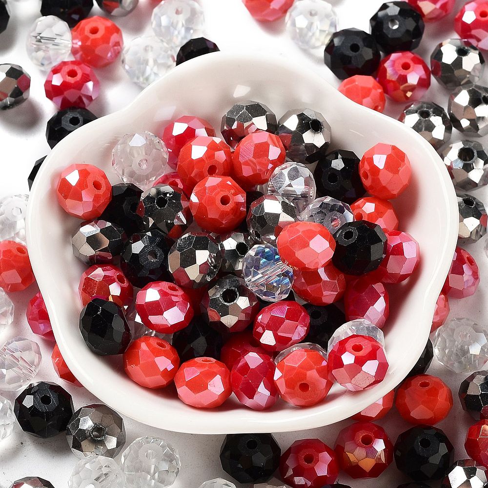 Faceted Glass Bead Mixes ✨ 100g