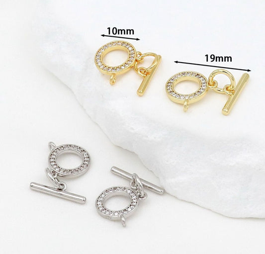 OT clasps - Diamanté