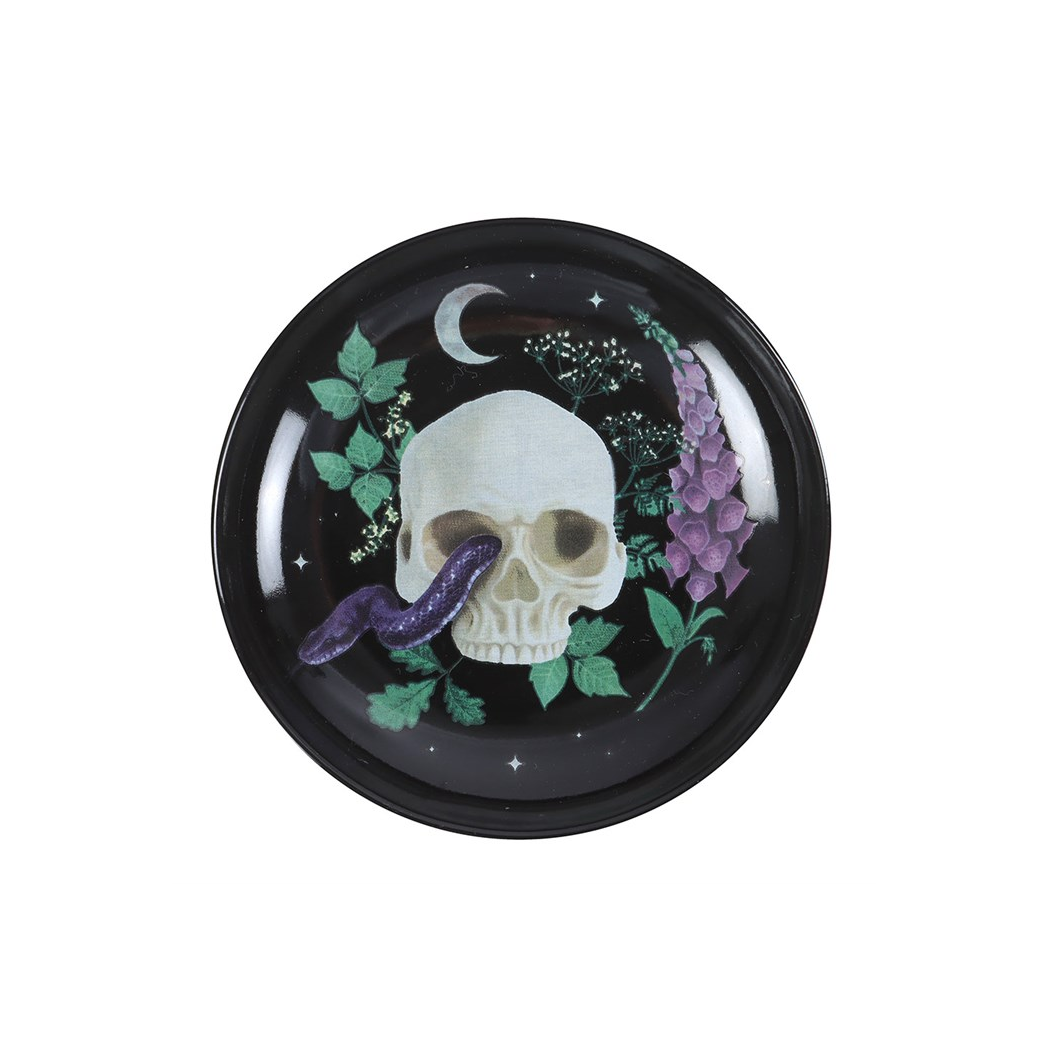 Venom & Vines Skull Trinket Dish
