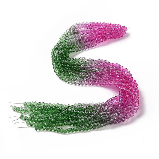 Faceted Rondelle Strands 6mm