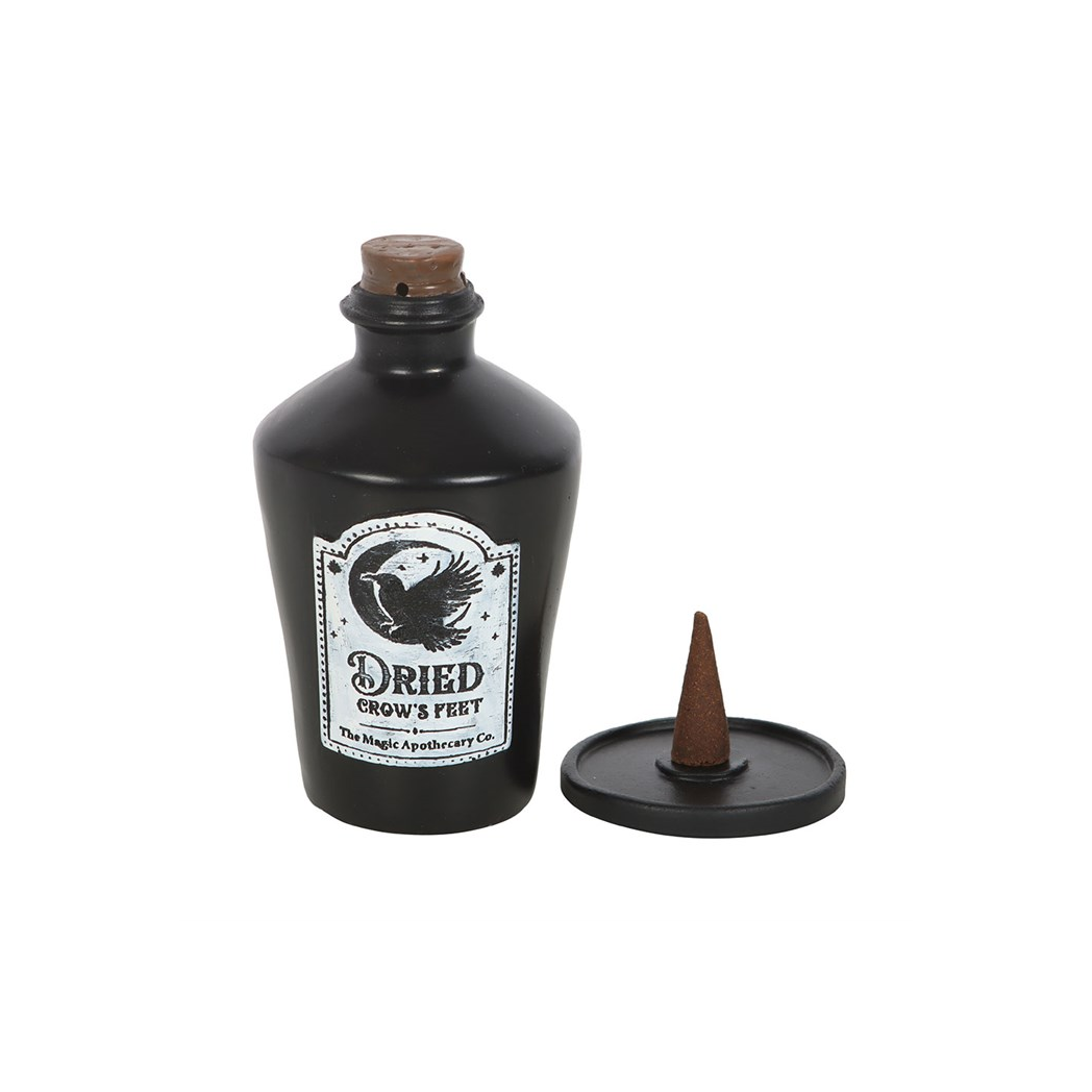 Dried Crow's Feet Incense Cone Holder