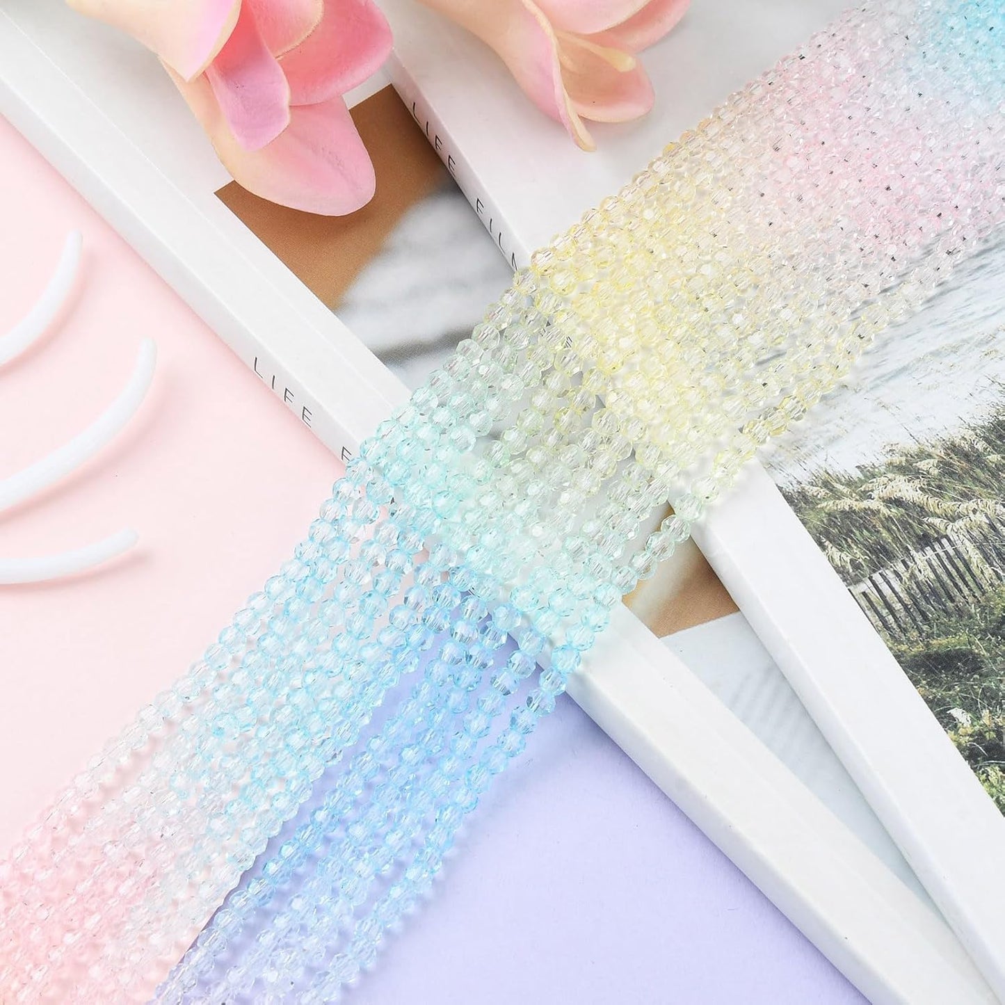 Faceted Rondelle Strands 6mm