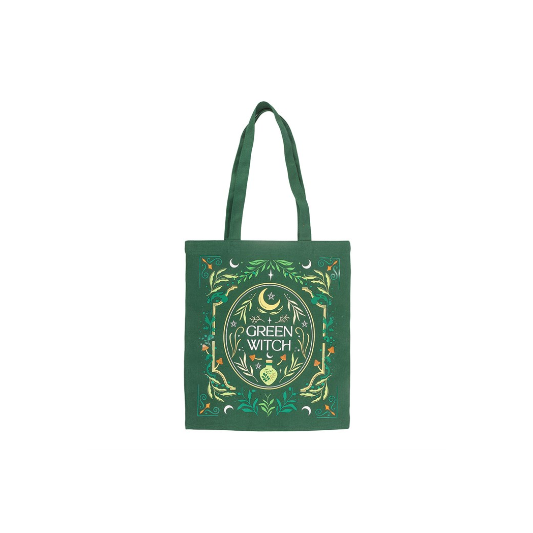Green Witch Tote Bag