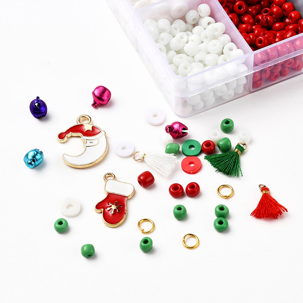 DIY Christmas Jewelry Making Kit - 810Pcs