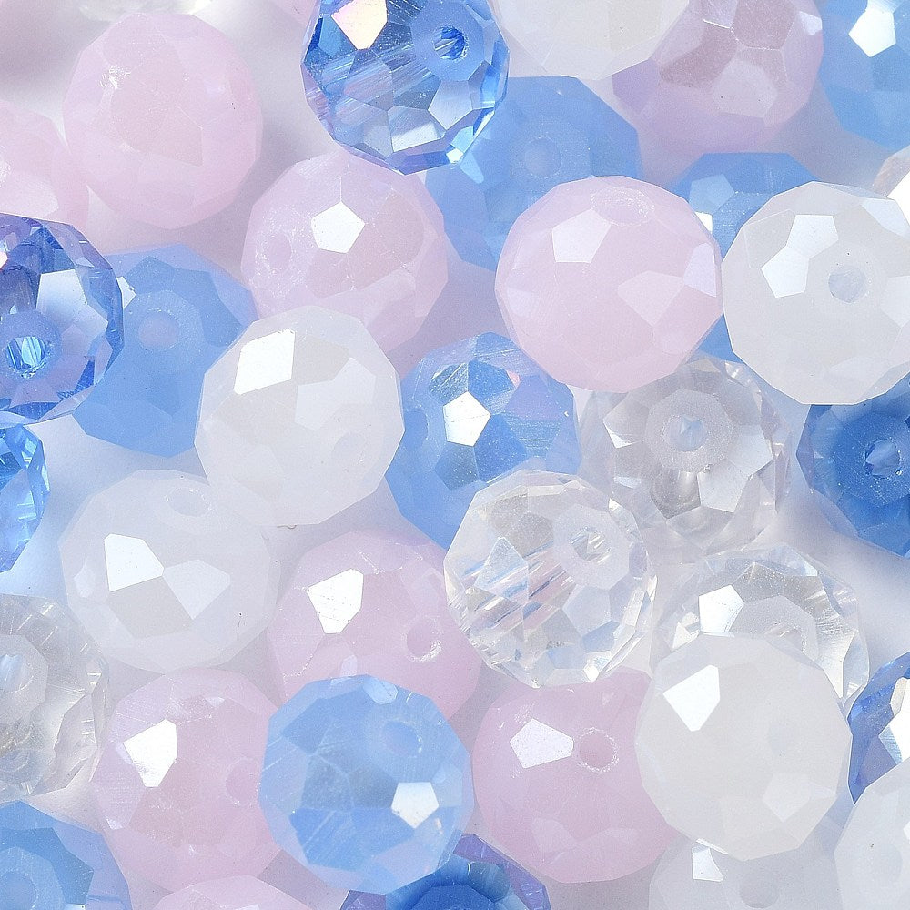Faceted Glass Bead Mixes ✨ 100g