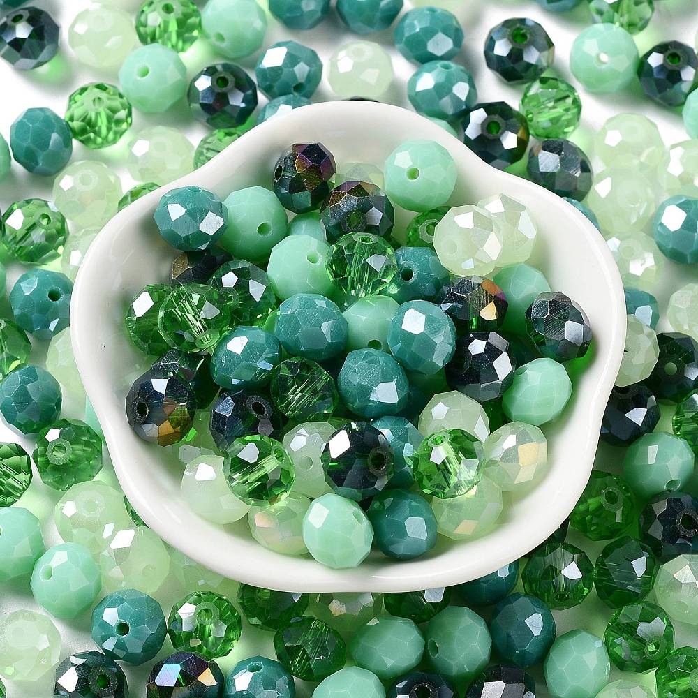 Faceted Glass Bead Mixes ✨ 100g