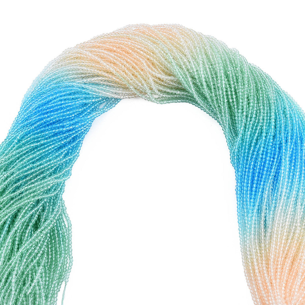 2mm Faceted Gradient x2 strands (approx 194pcs per strand)