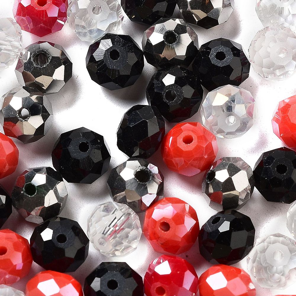 Faceted Glass Bead Mixes ✨ 100g