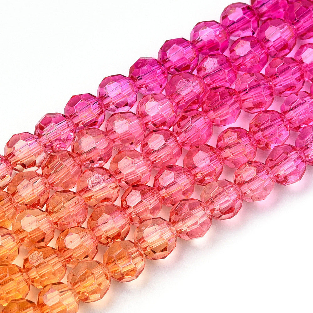 Faceted Rondelle Strands 6mm