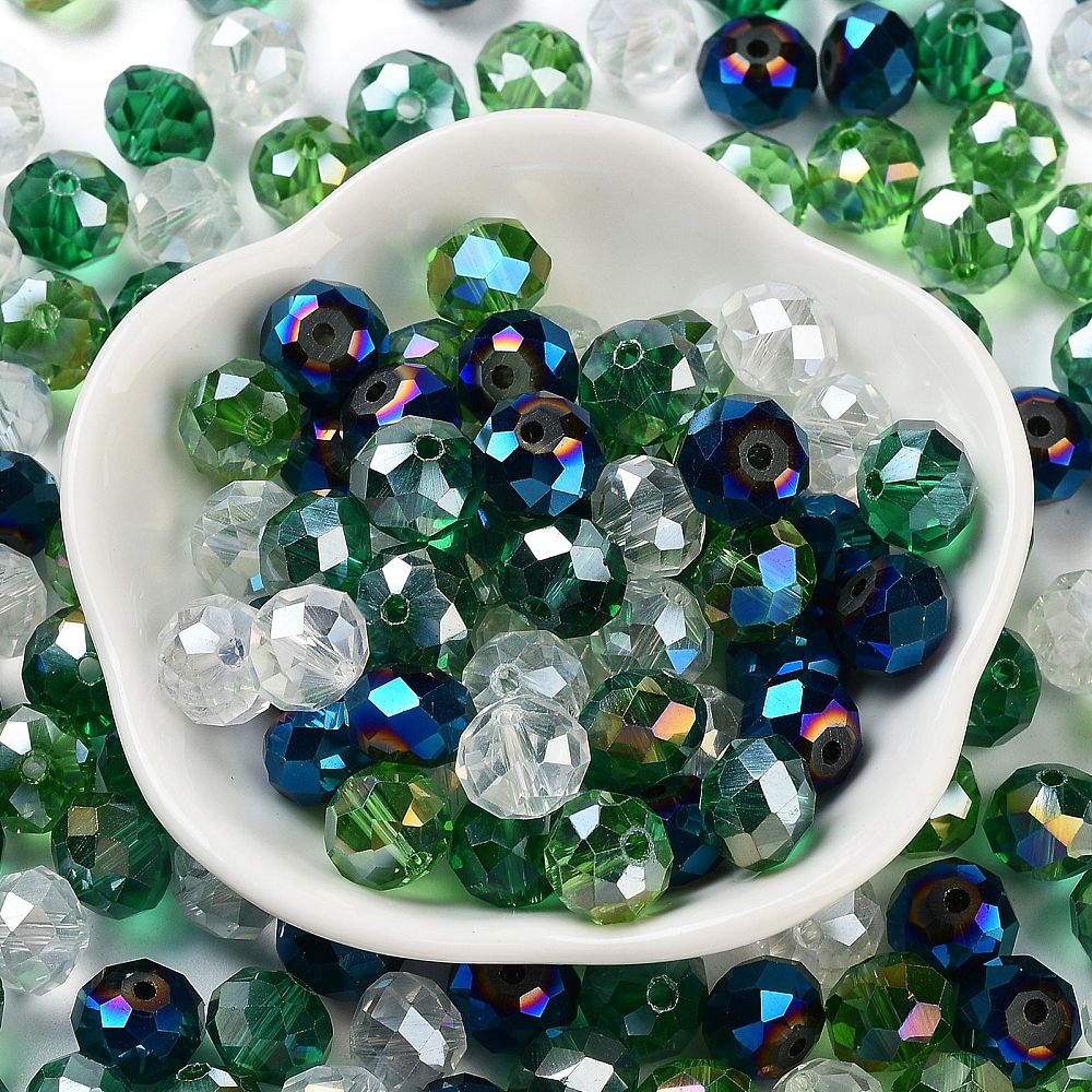 Faceted Glass Bead Mixes ✨ 100g