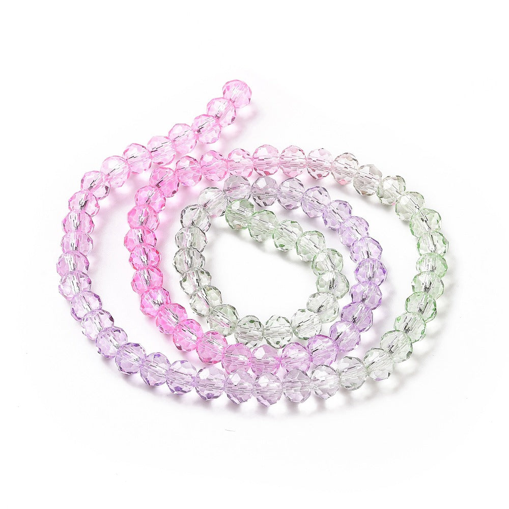 Faceted Rondelle Strands 6mm