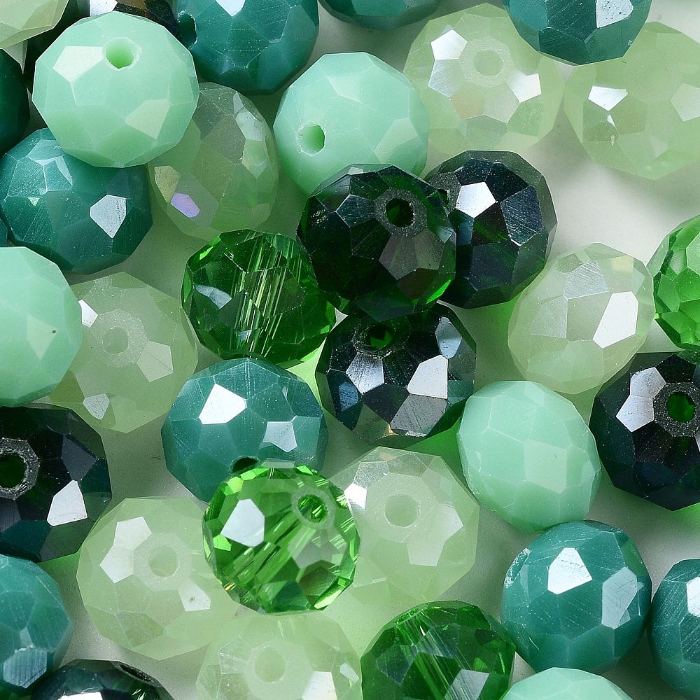 Faceted Glass Bead Mixes ✨ 100g