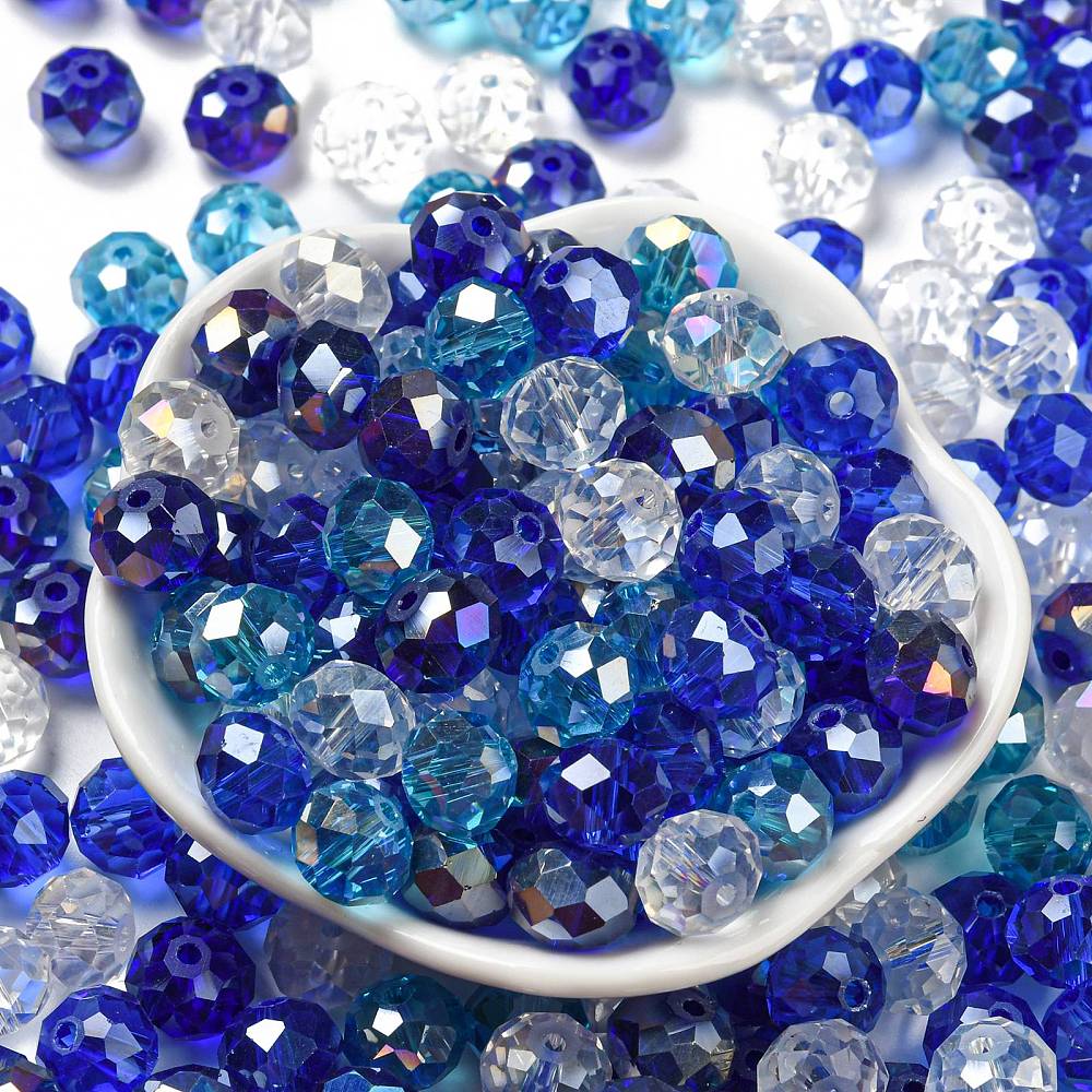Faceted Glass Bead Mixes ✨ 100g
