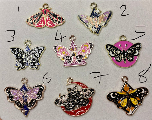 Butterfly 🦋 Moth Charms