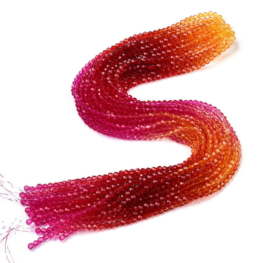 Faceted Rondelle Strands 6mm