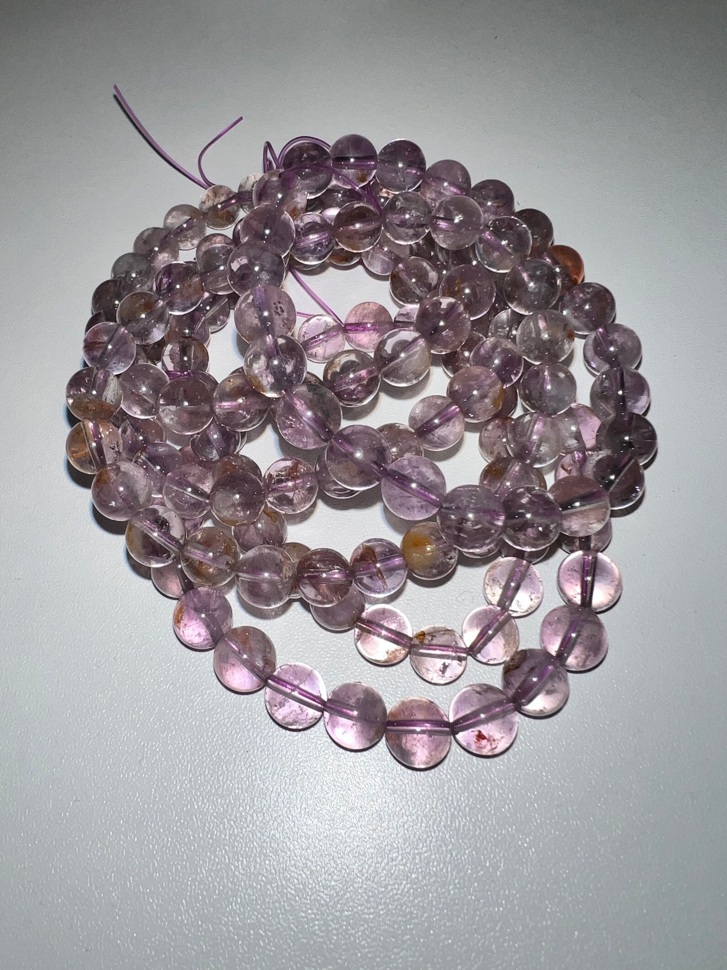 Ghost Agate (8ish mm) - approx 22pcs