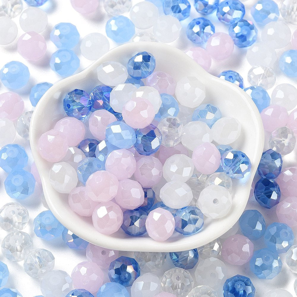 Faceted Glass Bead Mixes ✨ 100g