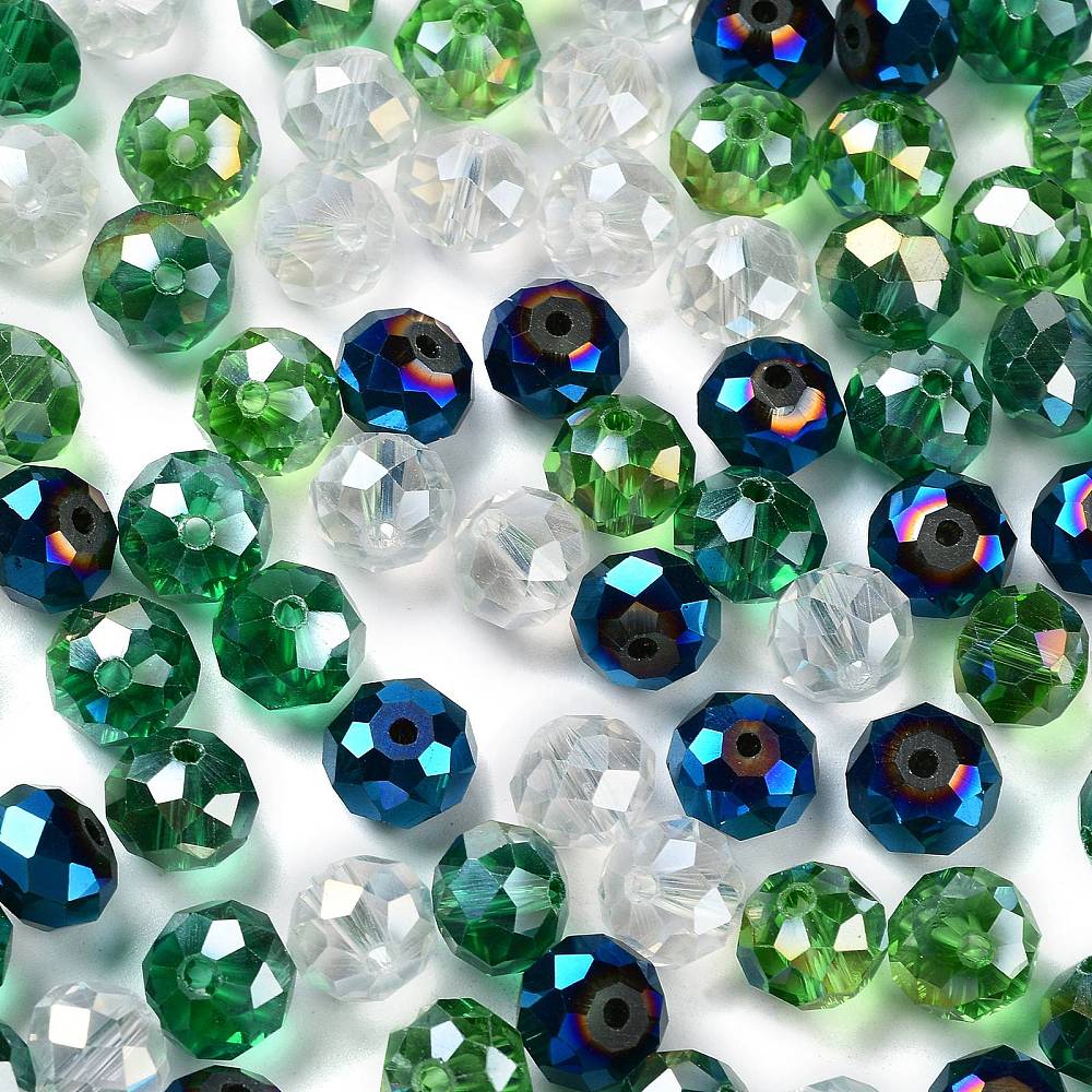 Faceted Glass Bead Mixes ✨ 100g