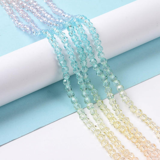 Faceted Rondelle Strands 6mm