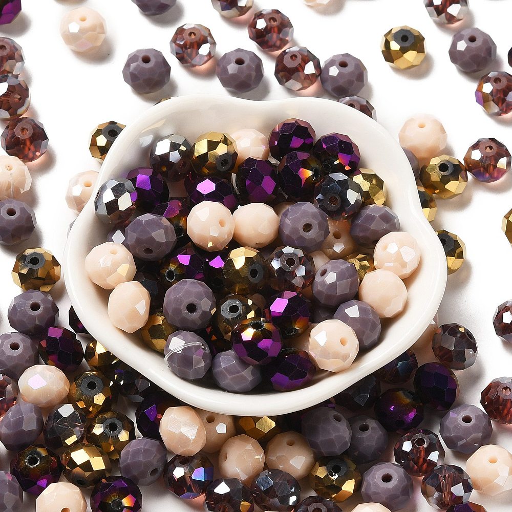 Faceted Glass Bead Mixes ✨ 100g