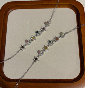 Tourmaline celestial bracelet 🌙 ⭐️