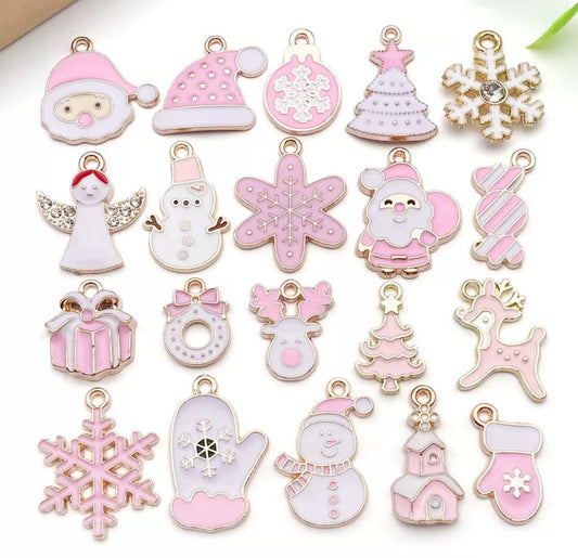 💓🎄 Pink Xmas Charms 🎄💓