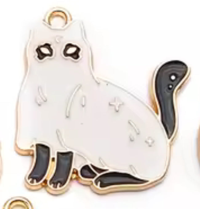 Spooky Cat 🐈‍⬛ Charms
