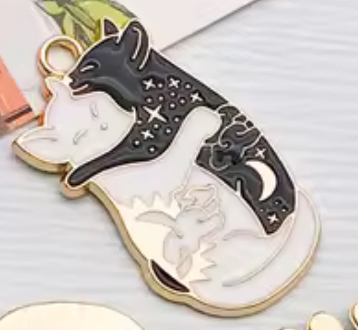 Spooky Cat 🐈‍⬛ Charms