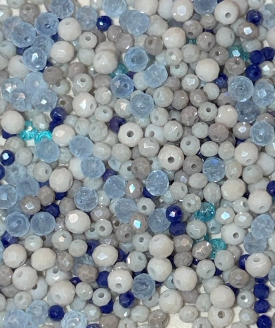 Witchy Elements Faceted Glass Bead Mix 2–4mm ✨ 40g